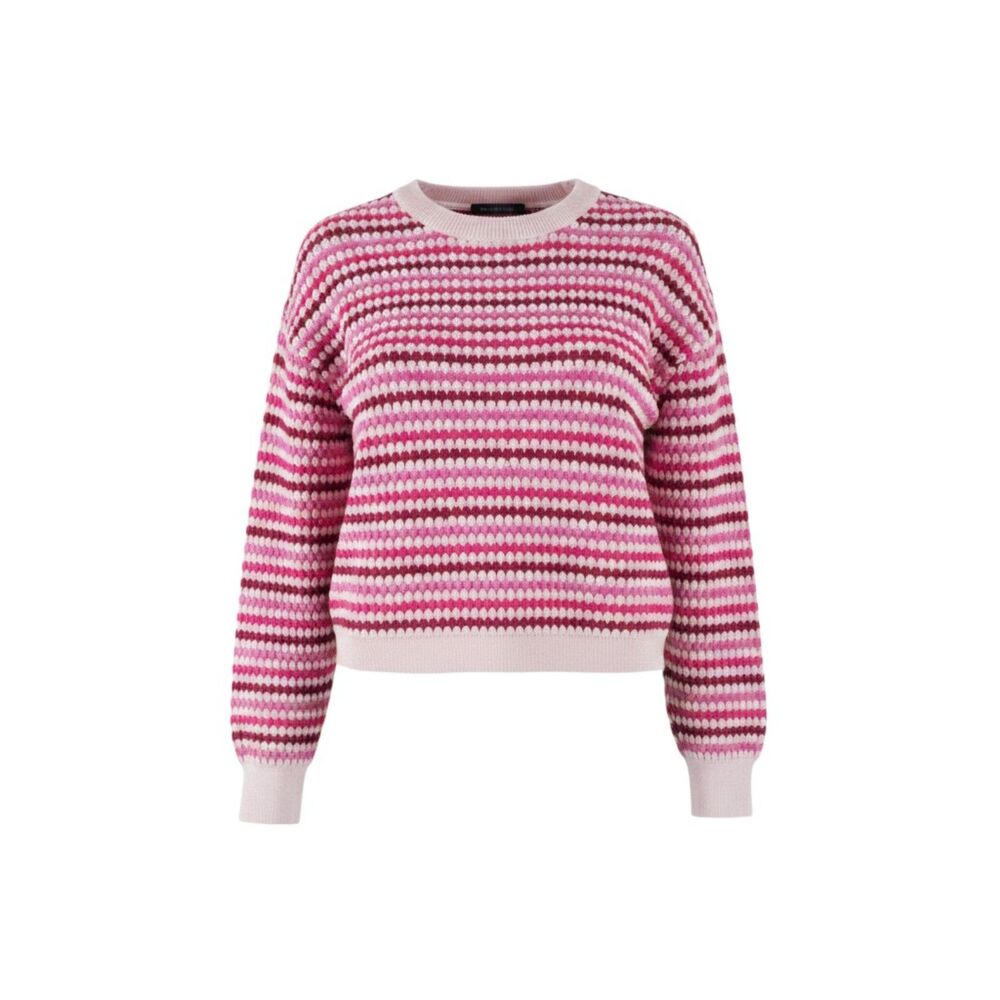 BTween Girls Pink Striped Textured Knit Pullover Sweater Size 8